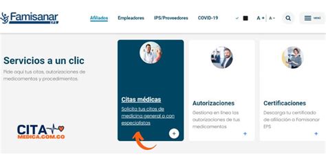 cafan citas medicas|Agendamiento de Citas Médicas en Famisanar